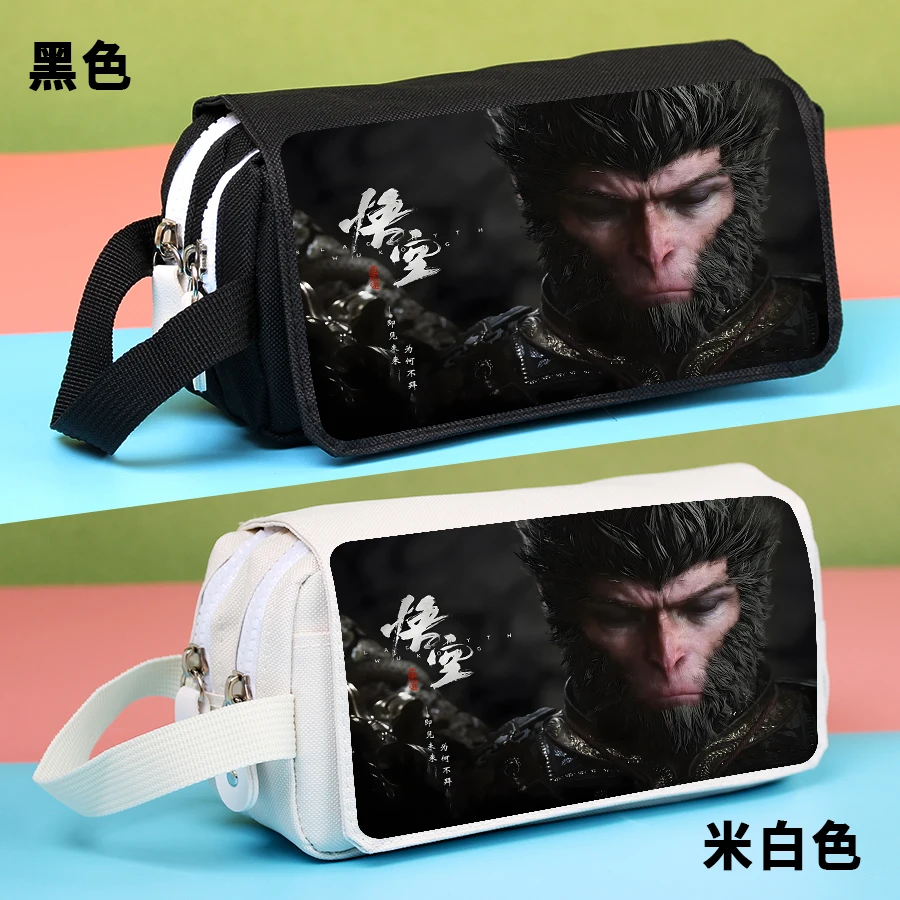 

Anime Black Myth: Wukong Cosplay Student High-capacity Pencil Box School Supplies Prop Writing Case Pen Bag Xmas Birthday Gift