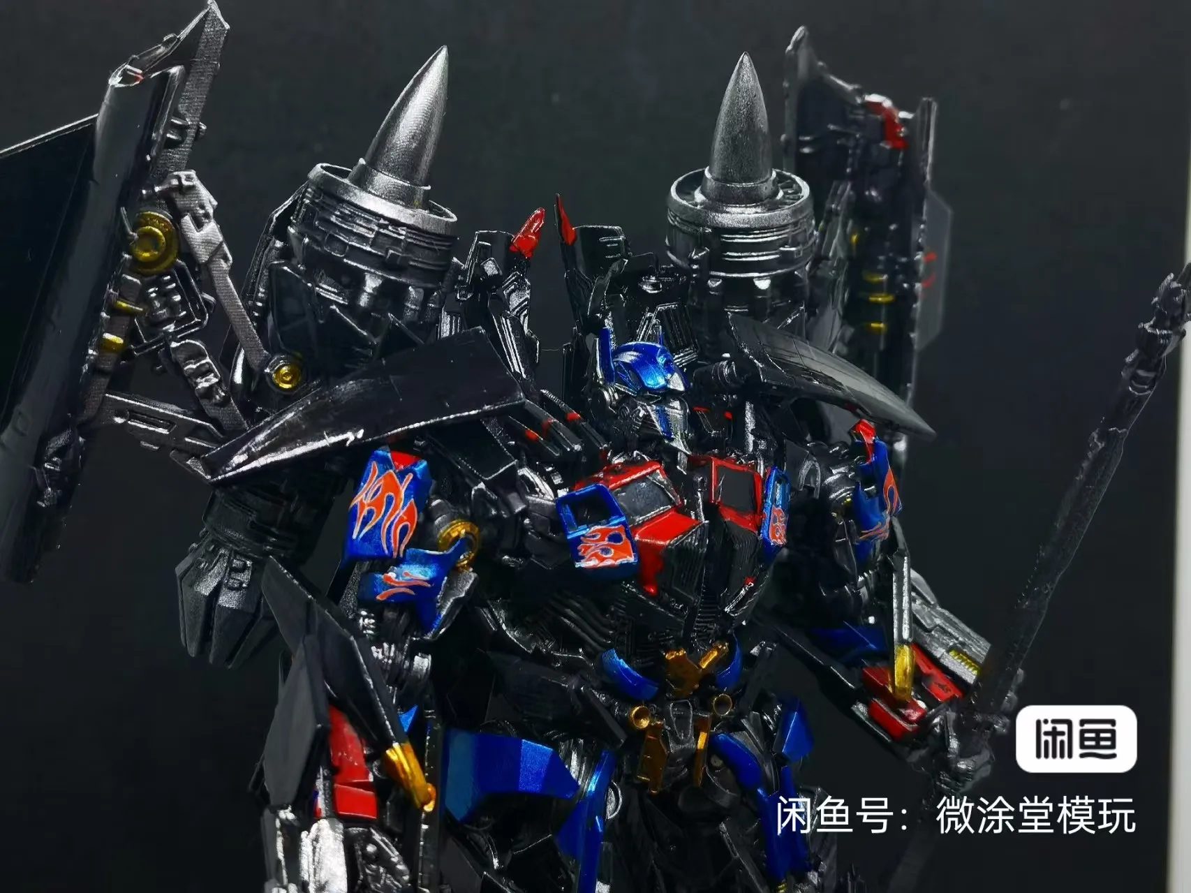 Postać filmowa Autobot Optimus Prime Nieporuszający się model Malowana statua Statua o wysokości 15 cm