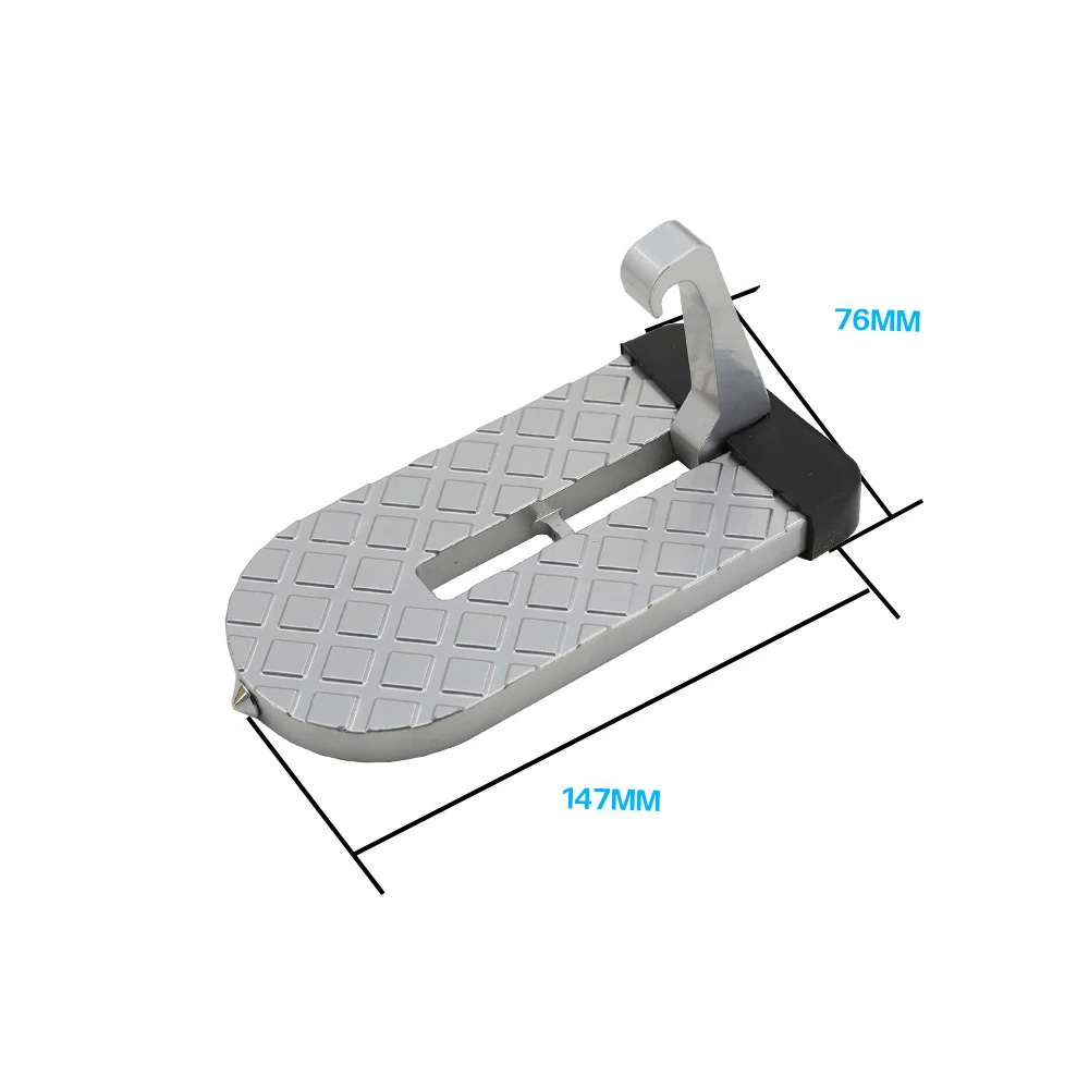 Auto Assist Pedal Door Car Roof Rack Step Universal Latch Hook Auxiliary Walking Car Foot Pedal Aluminium Alloy Safety Hammer