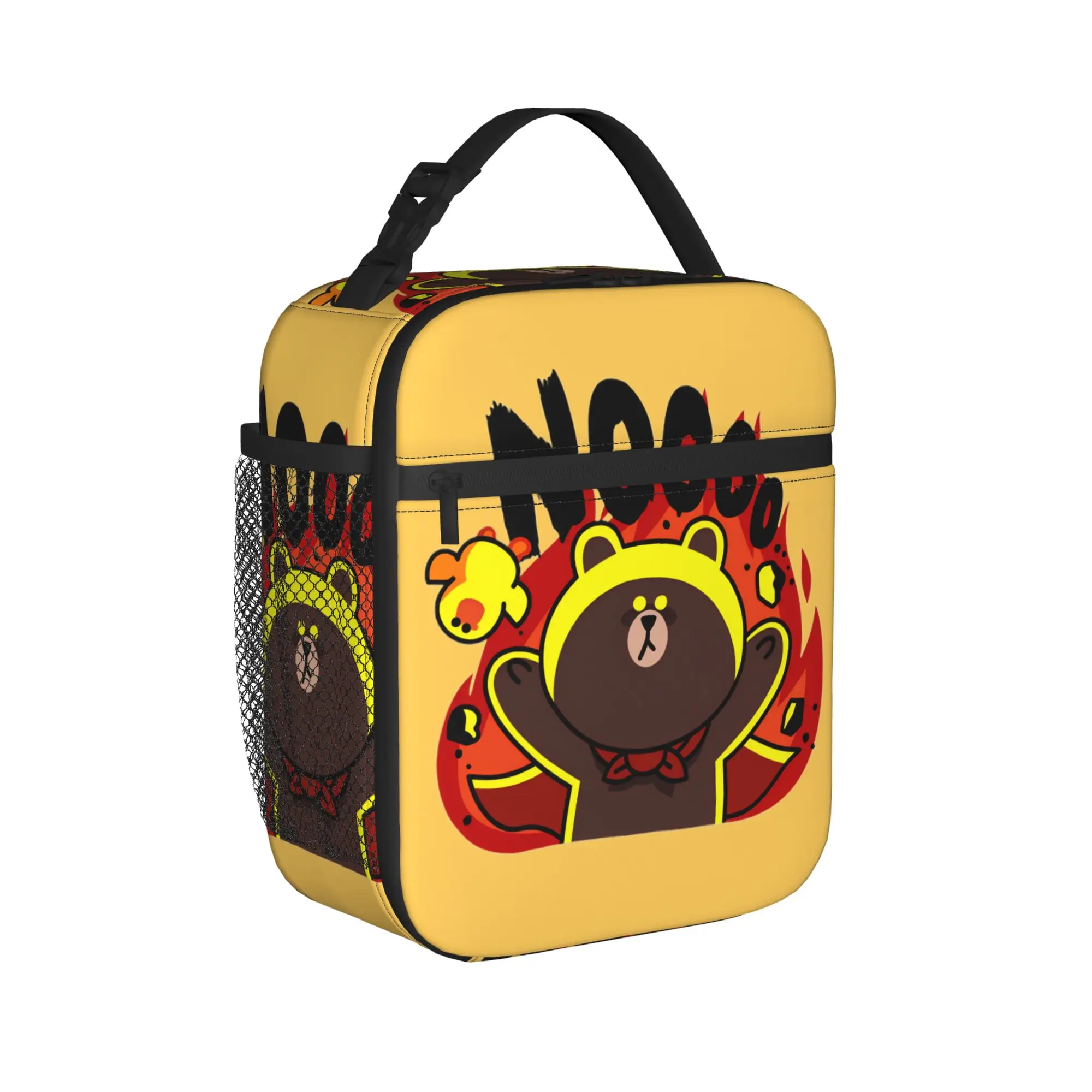 K-Kakaos F-Friends Lunch Bag  Kawaii Lunch Box School Convenient Thermal Lunch Bags For Child Oxford Custom Cooler Bag