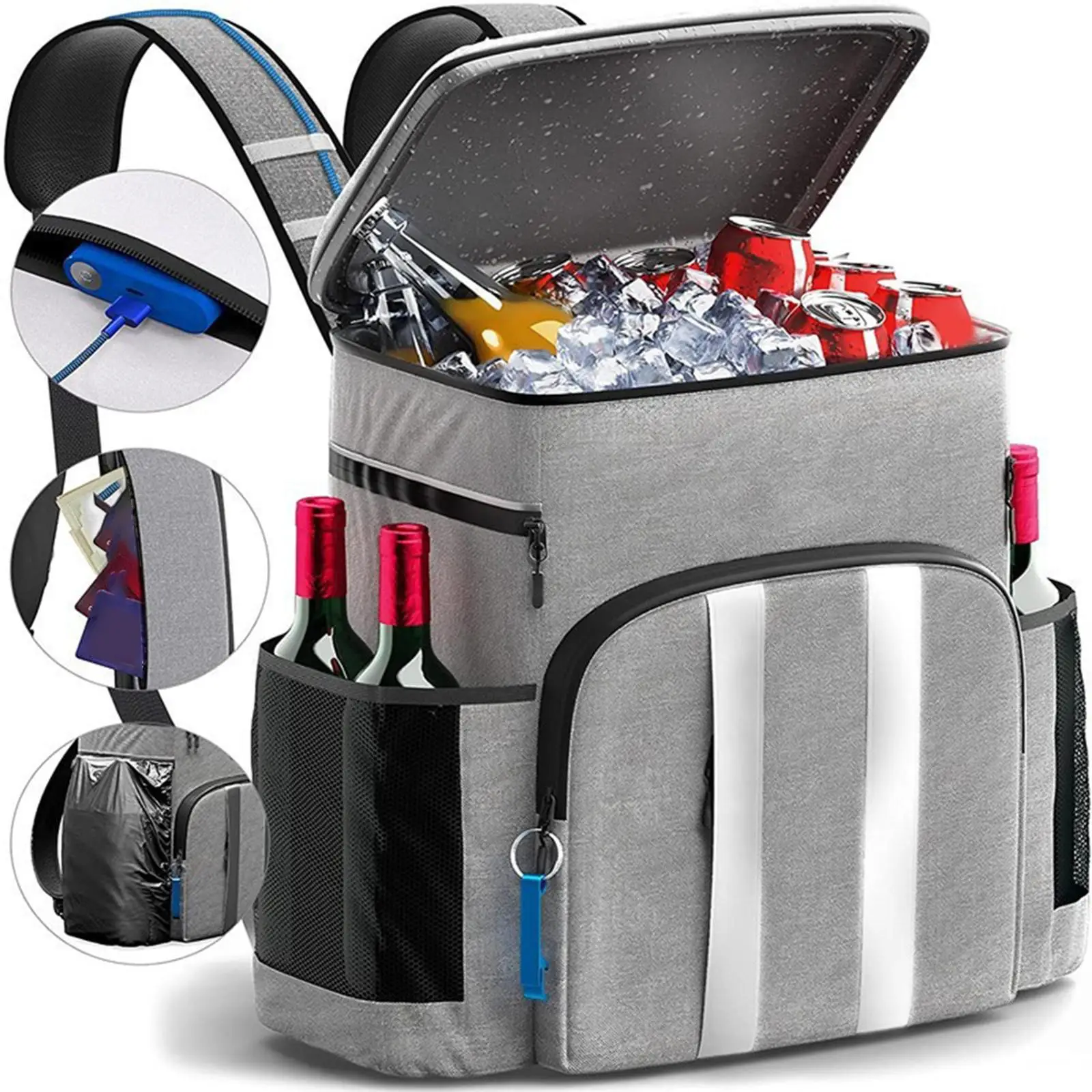 

Cooler Backpack Cooler Lunch Backpack for Travel Park Day Trips Fishing