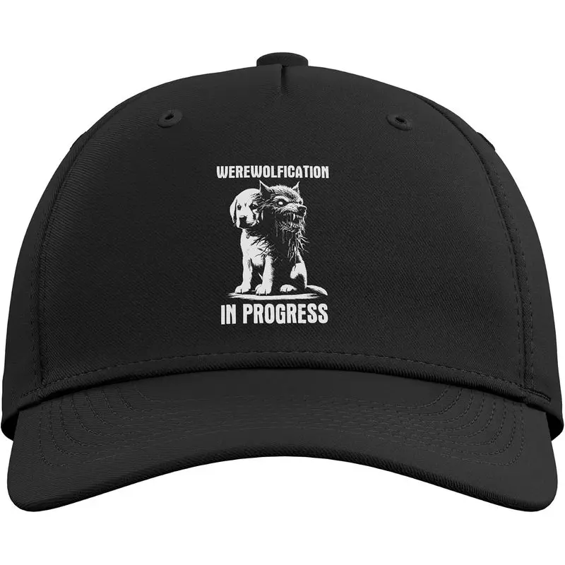 Werewolfication in Progress - Puppy Werewolf Transformation Adjustable Baseball Hat