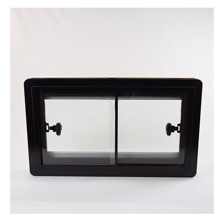 700x400mm Rv Side Sliding Window Camper Right Angle Sliding Window Trailer Tempered Glass Window for Camping Trailer Custom Size