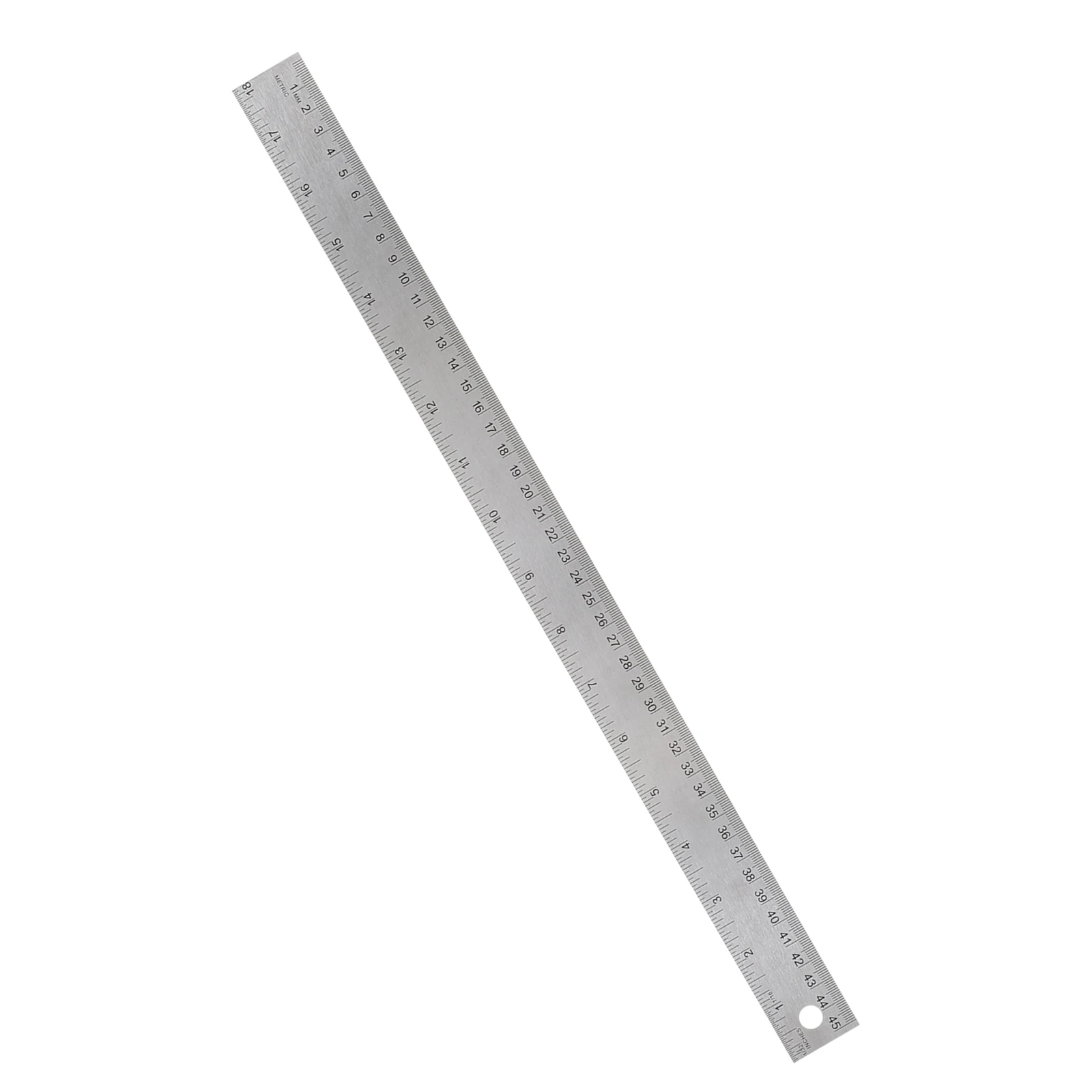 Soft Surface Cork Back Metal Ruler Stainless Steel School Office Engineering Woodworking Measuring Tool Metal Ruler