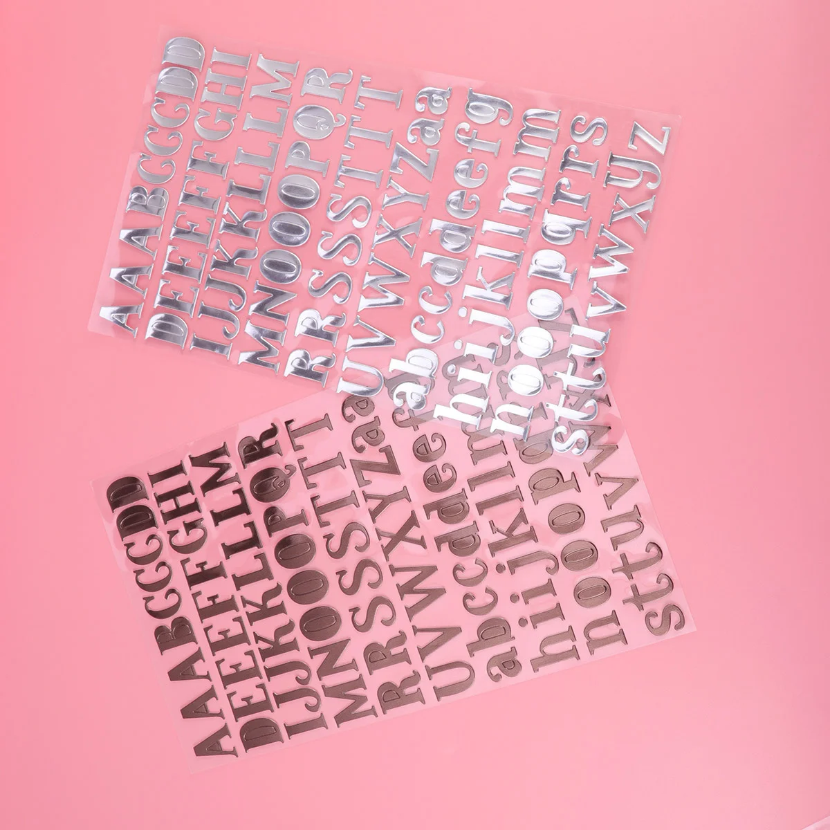 

15pcs Letter Stickers Alphabet Decorative Craft For Scrapbooking Diy Home School Projects Colorful Eco Friendly Paper Not Sticky