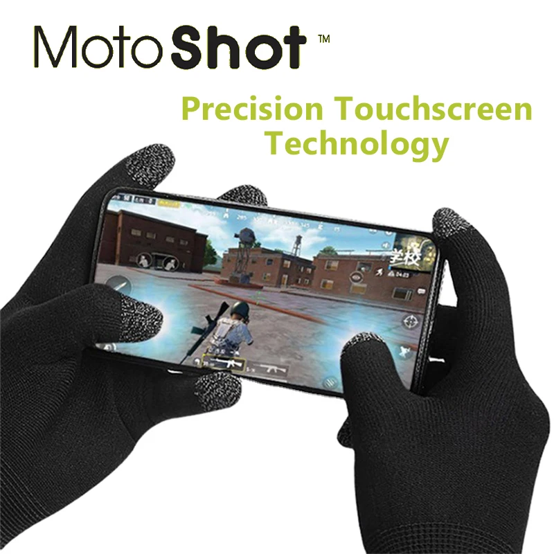 Motoshot Conductive Touch Screen Stickers for Gloves 1Pack（6PCS）