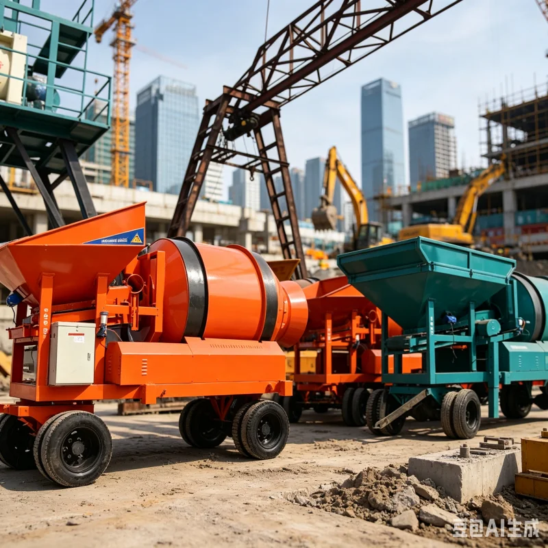 Centrale à béton mobile haute productivité 25m3h avec une grande capacité de mélange par cycle pour une réalisation plus rapide des travaux