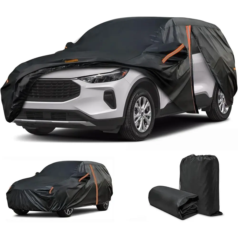 

All-Weather Custom Fit Car Cover for Ford Escape 2001-2025 & Kia Sportage 2011-2025, Waterproof SUV Snow Cover with Reflective S