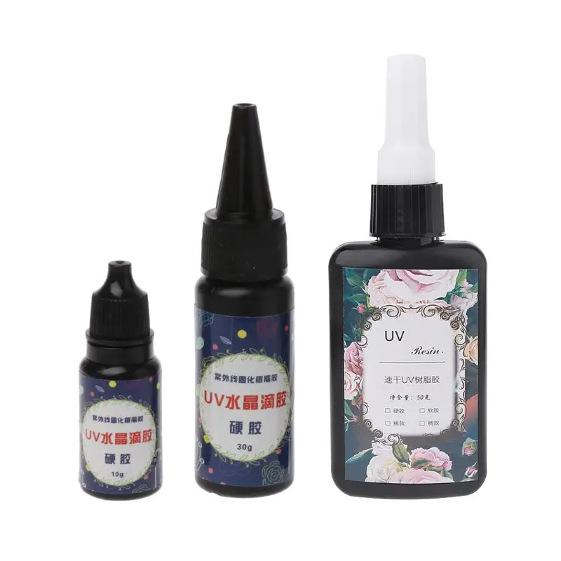634C Solar Cure Sunlight Activated Resin Casting & Coating UV Resin Hard Type Epoxy Resin Jewelry Making Craft