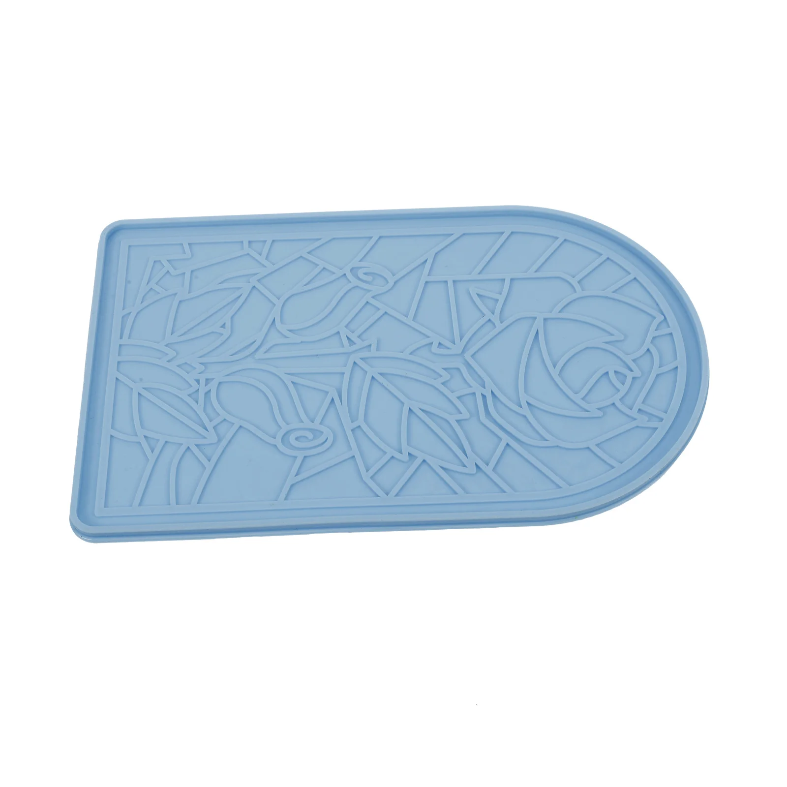 ارتفع نمط جدار ديكور قالب سيليكون الحرفية صنع أداة Diy بها بنفسك راتنجات الايبوكسي الفن مرنة قابلة لإعادة الاستخدام قوالب الحرف اليدوية والمجوهرات #5