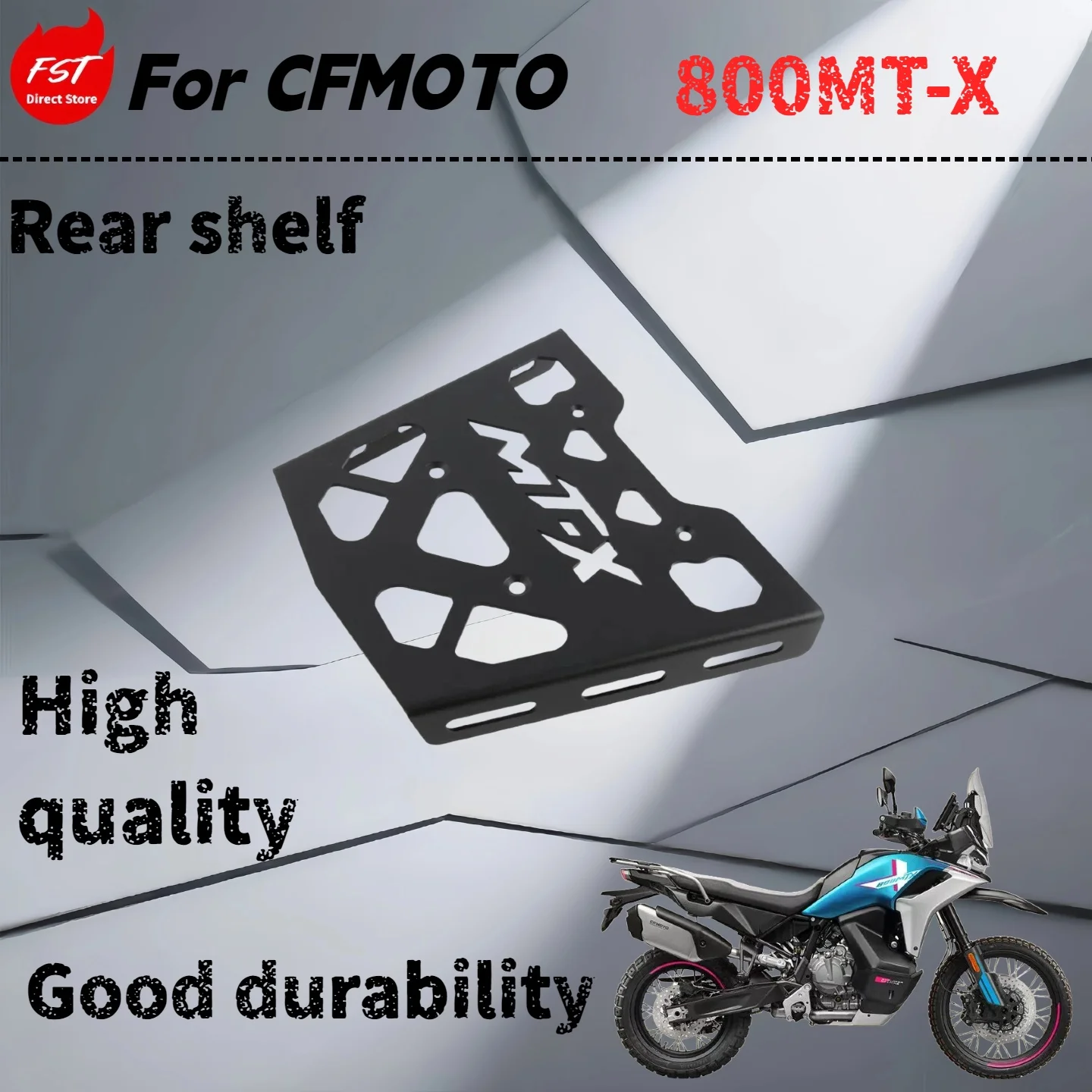 

For CFMOTO 800MT-X new modified rear tail rack tail box rack motorcycle rear rack luggage rack bracket accessories
