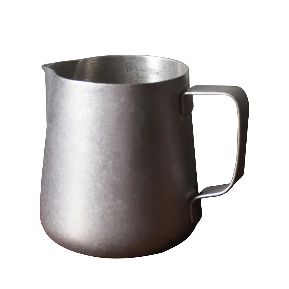 Milk Frothing Pitcher Stainless Steel Lightweight Portable Easy Clean for Latte Art Cappuccinos
