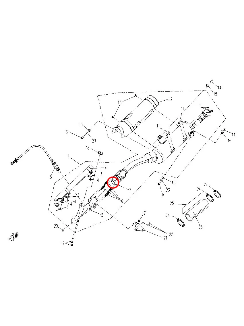 Exhaust Gasket Donut Socket Seal For Polaris Sportsman 600 700 800 3610047