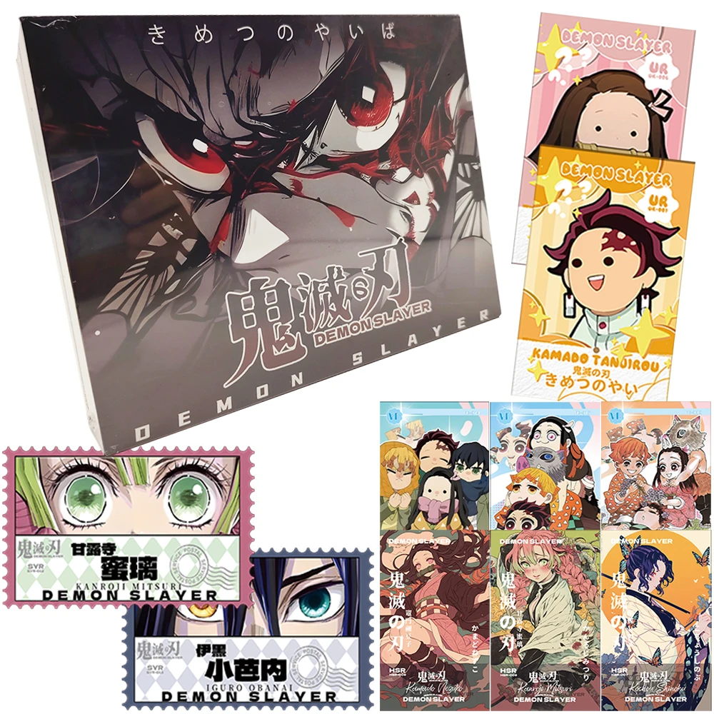 

Demon Slayer японская горячая кровь молодежная коллекционная карта аниме HD ремесленный персонаж карты ограниченной серии Doujin игрушки и хобби