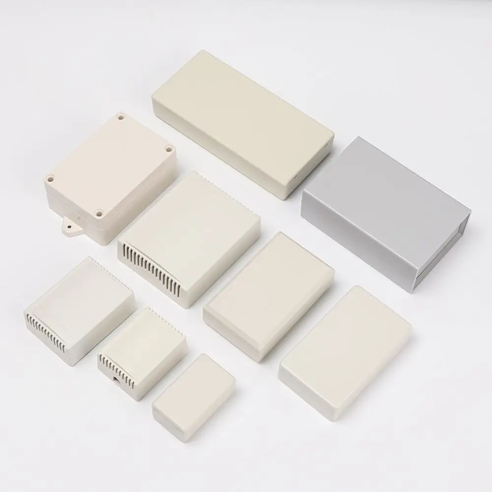 High Quality White ABS Plastic Electronic Project Box Waterproof Cover Project Instrument Case Enclosure Boxes