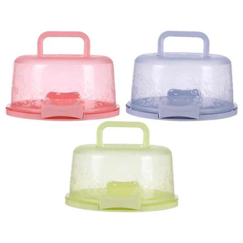 

Cake Safe Transport Box Well Maintained Portable Cake Clear Box Container For Birthday Clear Party Carrier Cake Box Holder