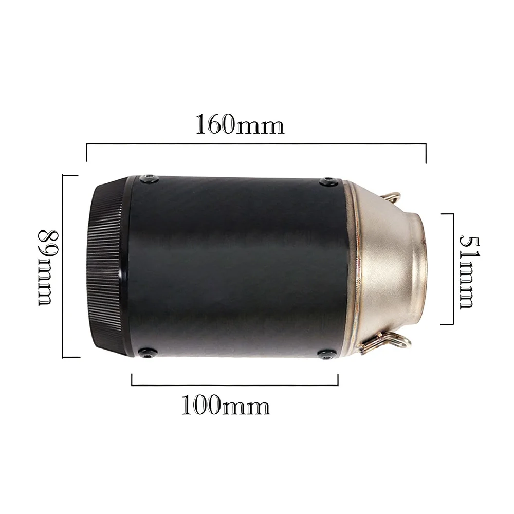 Für Yamaha YZF R1 2009-2014 Auspuffrohre Auspuffsysteme Carbonfaser-Auspuffendrohre Schalldämpfer Mittelrohr – Detail 4