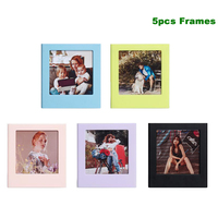 1/5Pcs 4 Inch Color Square Frames For Fujifilm Instax SQUARE SQ1 SQ6  SQ20 SQ40 Square Printer Film Papers Magnetic Photo Frames
