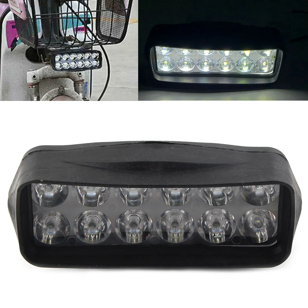 

1Pcs Motorcycle Headlight Spot Fog Light 12-LED Headlamp For Car UTV ATV Motorbike Lighting