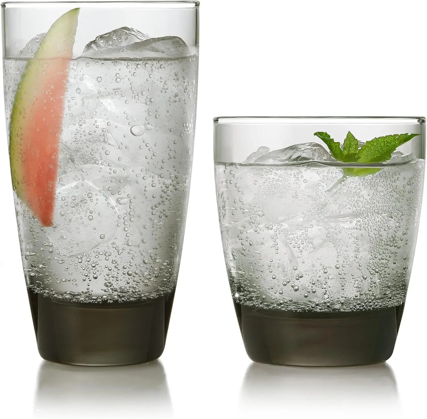 

Drinking Glasses Set of 16 Tumbler and Rocks Glasses with Sturdy Base, Dishwasher Safe for Everyday Use