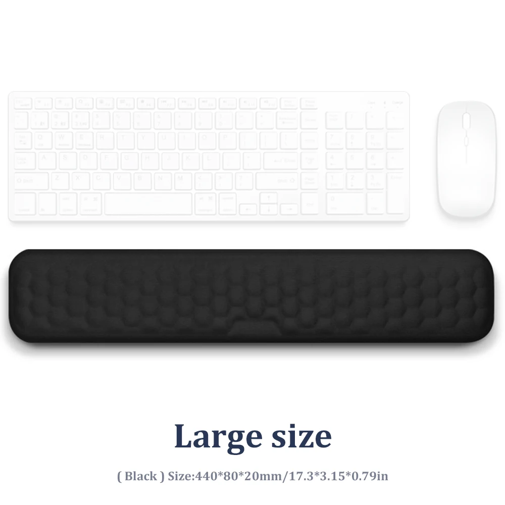 Mouse Keyboard Wrist Rest Pad Wrist Support Soft Mat For Computer PC Gamer Notebook Laptop With Massage Texture Breathable Rest