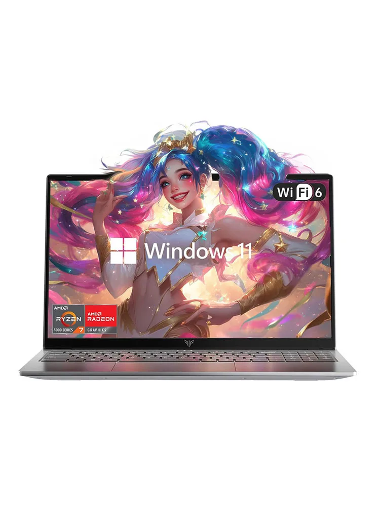 ACEMAGIC LX15PRO Laptop-Computer AMD Ryzen 7 7730U Windows Laptop 15,6-Zoll IPS 16GB DDR4 512GB NVMe SSD Ziffernblock-Tastatur