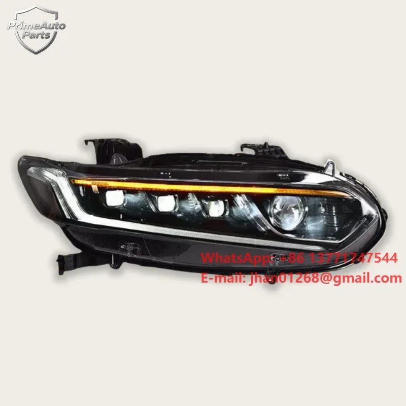 LED Lens Steering Lights Car Accessories for Honda Ten Generation Accord Headlight Assembly 18-22 Daily Running Lights Modified