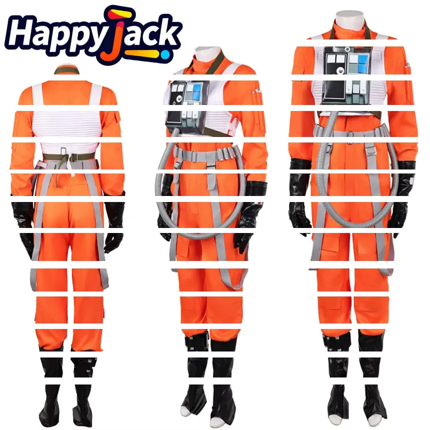 

Ward Cosplay Costume Movie Space Battle Roleplay Adult Women Orange Uniform Outfits Halloween Carnival Party Disguise Suit