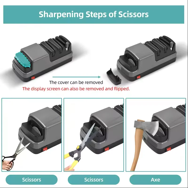

Household Quick Sharpening Tool for Polishing Straight Edged Ceramics and Serrated Knives, Rough Grinding, Fine Grinding