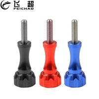 FEICHAO Aluminum M5 Short/Long Tripod Mount Adapter Thumb Knob Screw Bolt Nut for GoPro 13 12 11 10 9 8 7 SJCAM Yi Action Camera