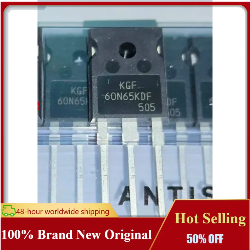 10-30PCS 100% New Original KGF60N65KDF 60N65KDF 60N65 TO-247 Power IGBT Transistor 60A 650V KGF60N65KDF-U/H
