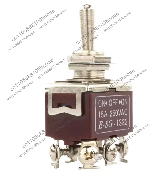 1pcs toggle switch swing arm small button switch two 2-position 6-pin waterproof rocker handle