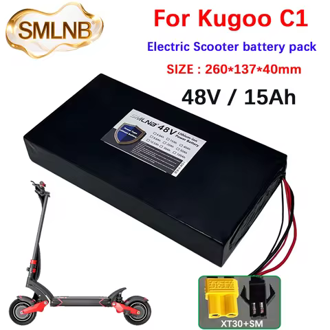 13S4P battery Original For Kugoo C1 Electric Scooter 48V 15Ah Powerful Motor 18650 Lithium Battery for Scooter battery