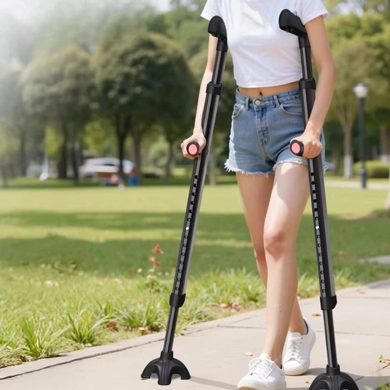 

Медицинские костыли, подмышечные костыли, ортопедические опоры для молодых людей, складные костыли-трости для передплечья, пара