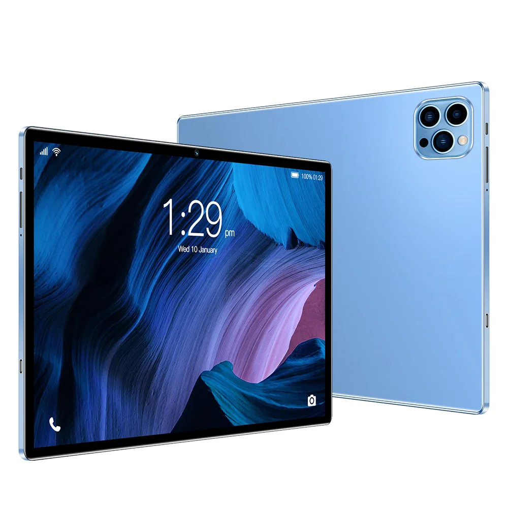 New 10.1 Inch Android Tablet Pc 4GB RAM 64GB ROM Octa Core Android 13 Google Play Dual SIM Cards Phone Call Tablets 5000mAh