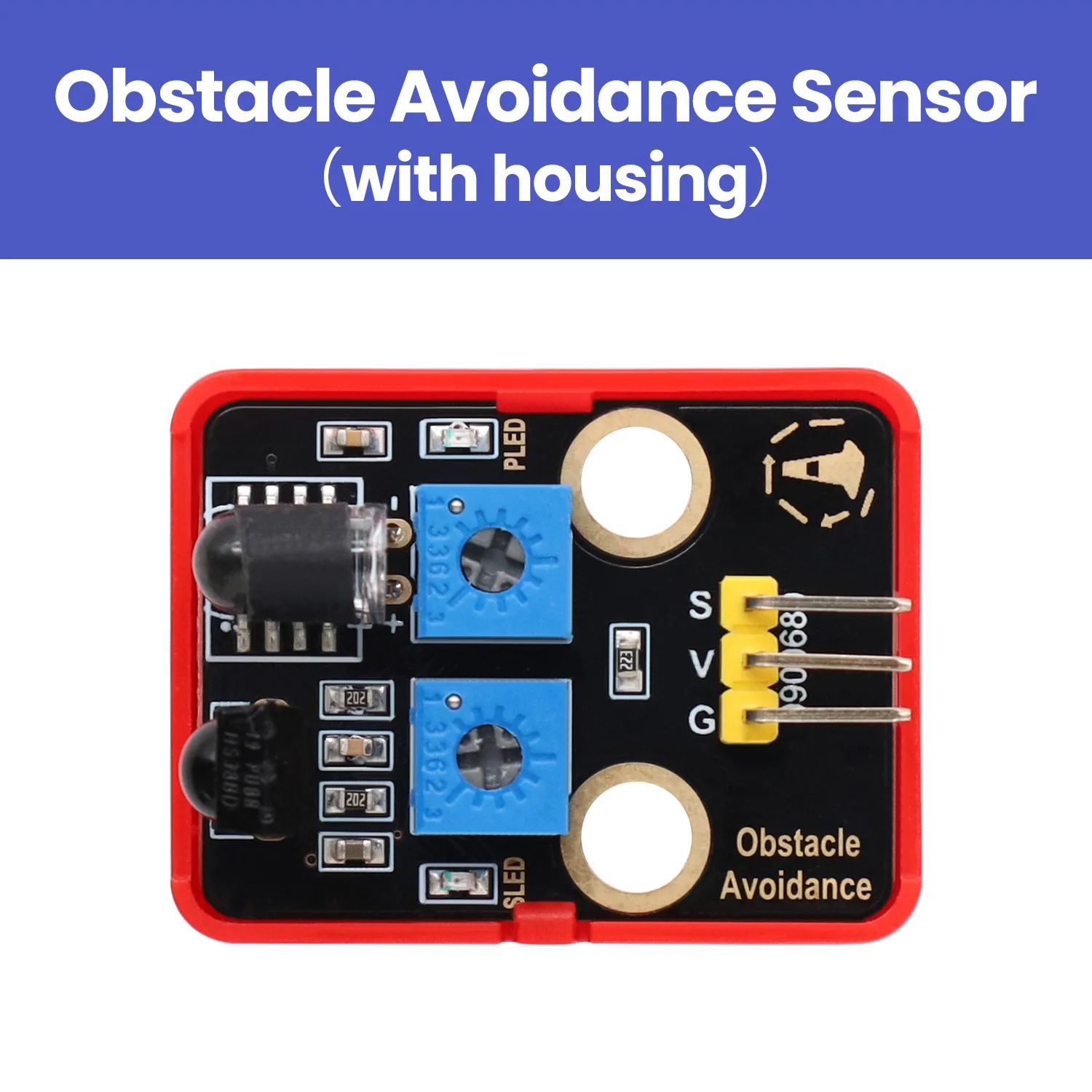 Keyestudio Obstacle Avoidance Sensor For Arduino& DIY Graphic Programming Projects Compatible LEGO Blocks DIY Programming Module