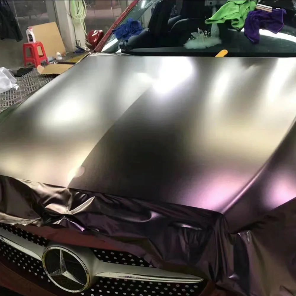 

Matte Chameleon Purple Copper Color Shift Car Wrap Vinyl Wrap Auto Body Decal for Vehicle