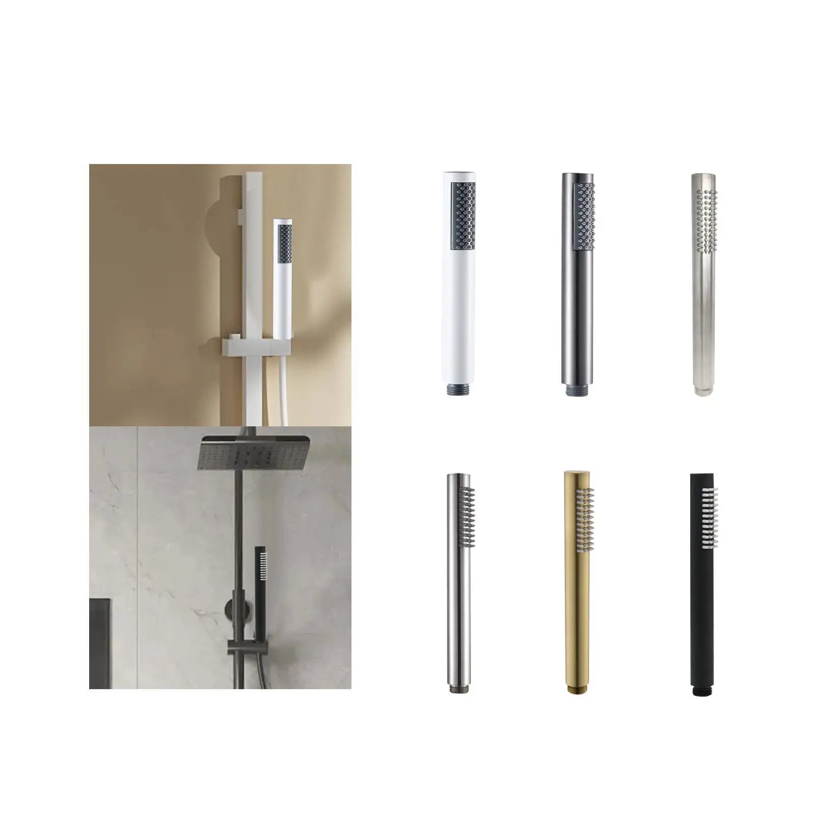 

Handheld Shower Head Replacement Rainful Showerhead for Bathing Home Hotel