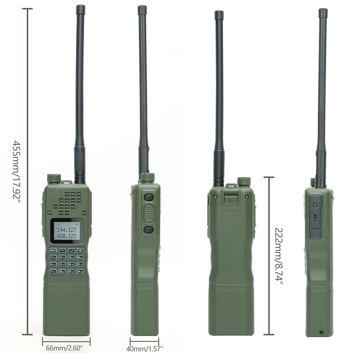 Baofeng AN /PRC 152 Style VHF/UHF Two way Tactical Radio With dedicated U94 PTT connection can adapt to any tactical headset