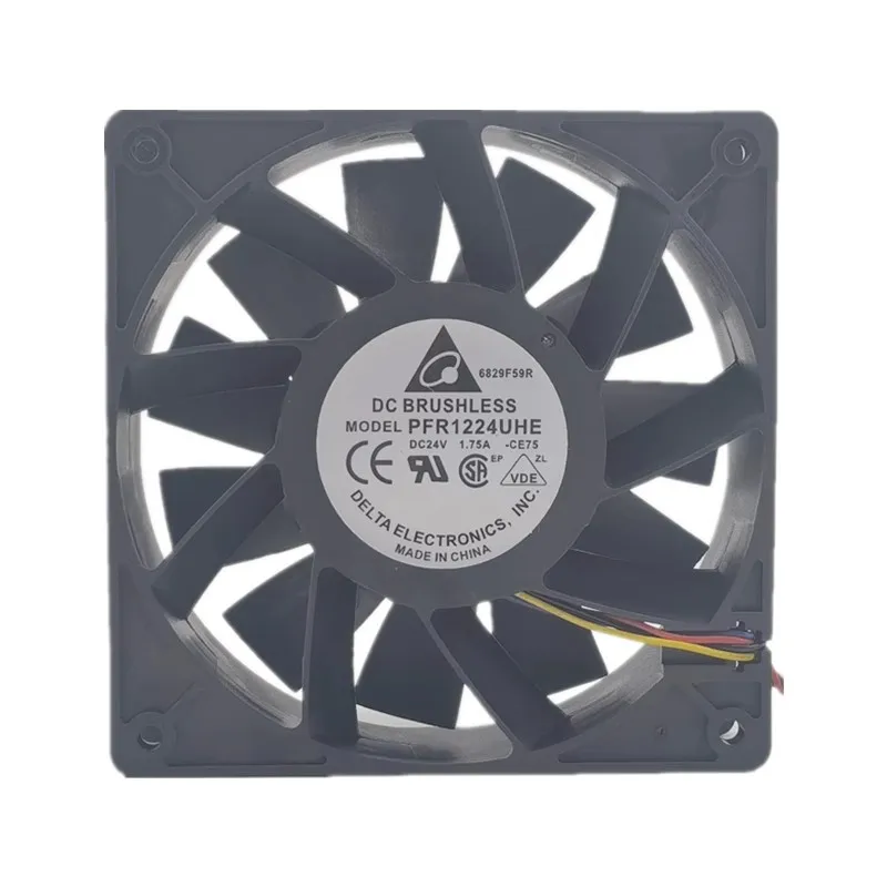 New original PFR1224UHE 24V 1.75A 12038 12CM inverter server cooling fan