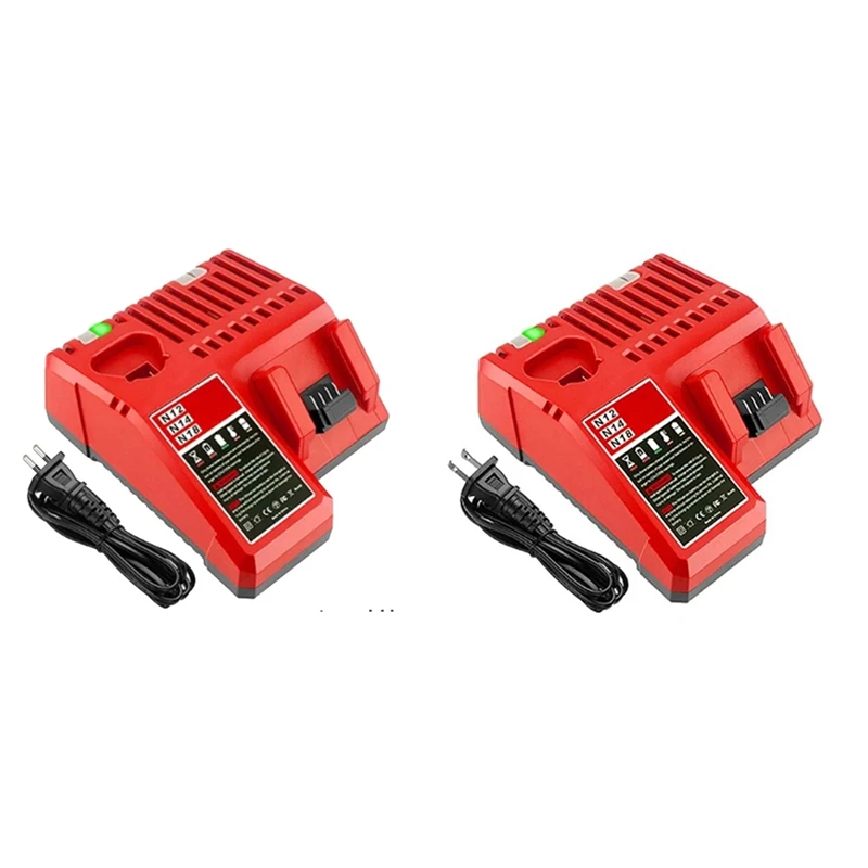 Multipurpose Li- Battery Charger For Milwaukee M12-M18