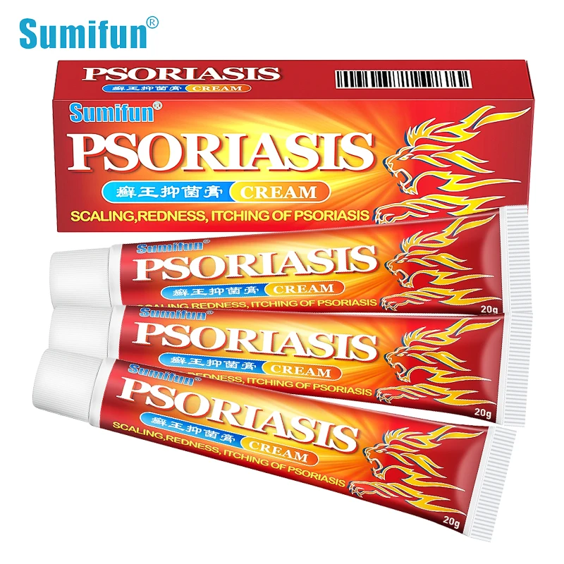 

3/5Pcs Sumifun Psoriasis Herbal Chinese Cream Itching Infection Medicine Eczema Dermatitis Medication Ointment Beauty Health