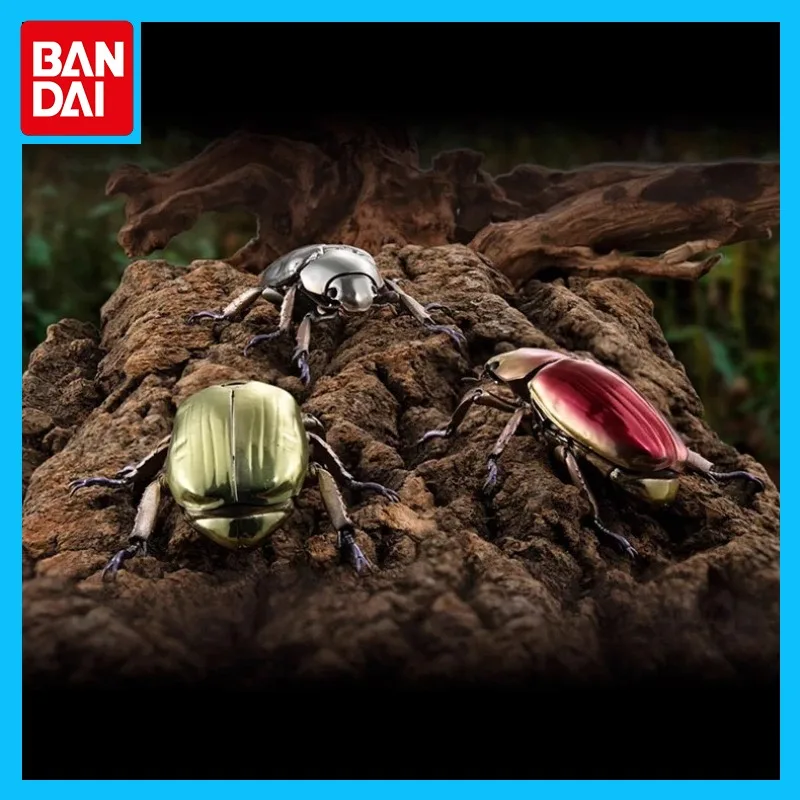 

Bandai Original Biology Illustrated Anime Figure Gashapon Scarab Action Figure Toys for Boys Girls Kids Gift Model Ornaments