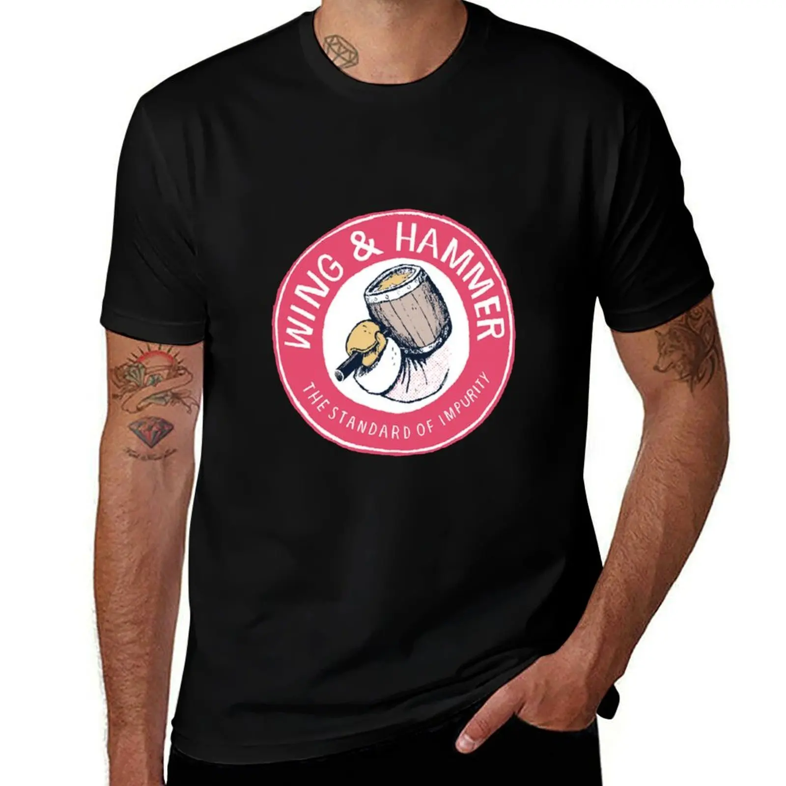 

Big Hammer And Wings T-Shirt cheap stuff topping vintage clothes graphic tee shirt plain black t shirts men
