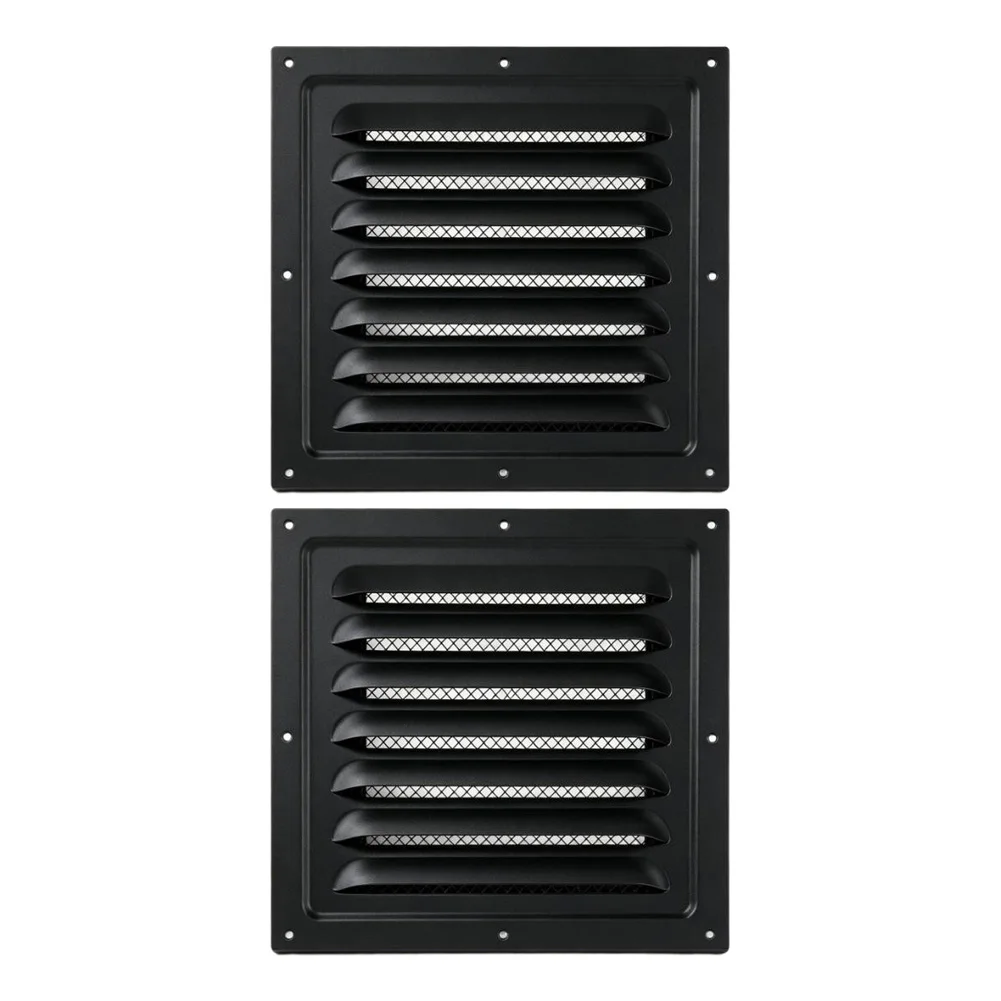 For Temperature Regulation 25 30cm Metal Louver Vent Effective Air Circulation Ventilation Cover Heat Dissipation Grille