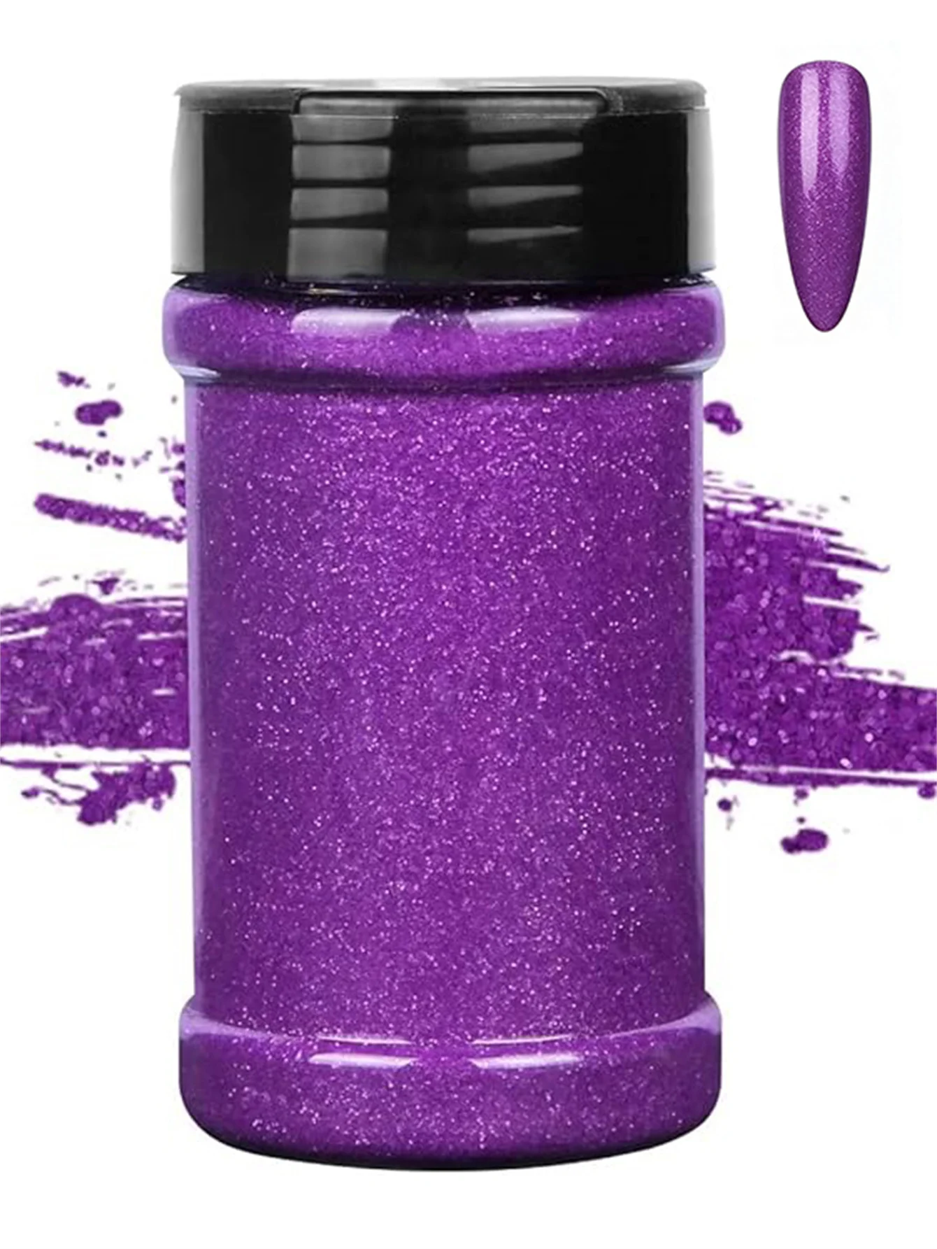Feiner irisierender Glitzer für Bastelarbeiten | 1/128" Halloween, PET-Flocken, Bastel-Pailletten, Epoxid-Chips für Kürbisse, Epoxidharz, Nägel, Gel – Detail 8