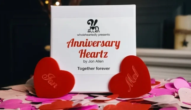 

Anniversary Heartz by Jon Allen - Magic tricks (Instant Download)