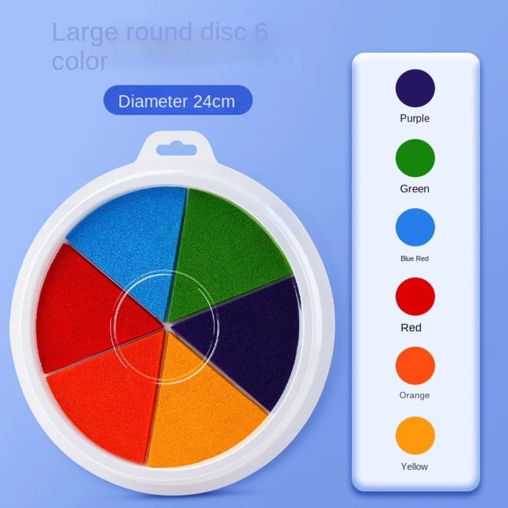 6/12/24 /36Color Finger Painting Kit Funny Washable Drawing Toys Montessori Learning DIY Crafts Finger Paint Set Kids Student