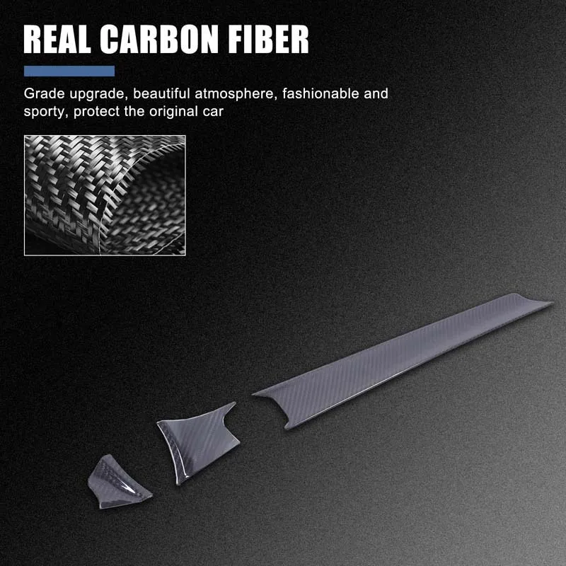 For Alfa Romeo Tonale real carbon fiber car center console dashboard panel decorative cover interior modification accessories image 4