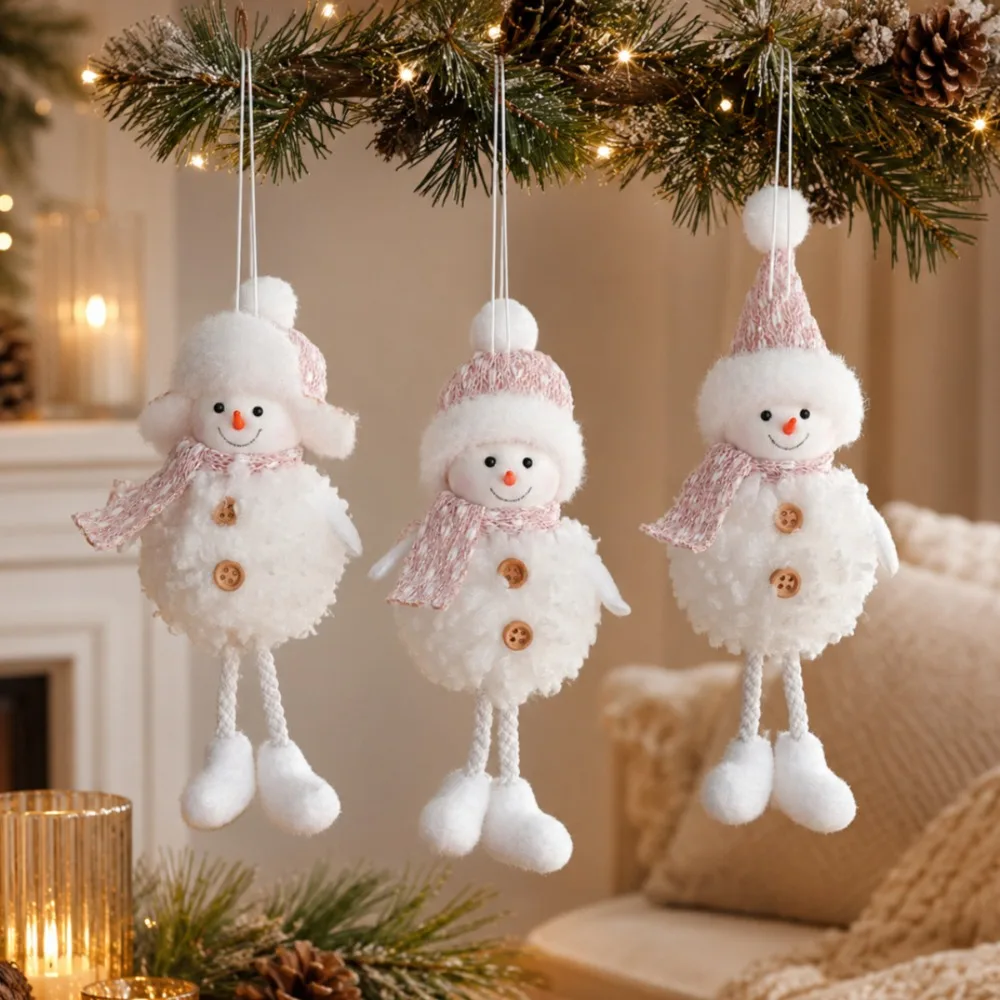 conjunto-de-3-pingentes-de-boneco-de-neve-em-pelucia-rosa-e-branca-decoracoes-para-Arvore-de-natal-pingentes-para-atmosfera-festiva